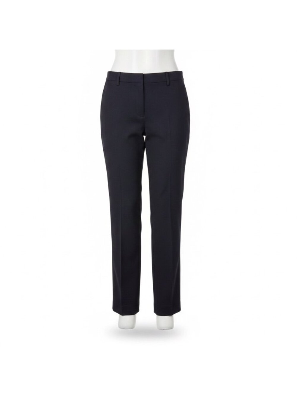 I.N.C. Womens Black Recycled Straight-Leg Pants Size 14S